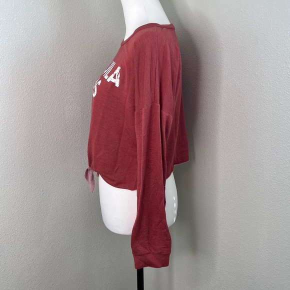 Tequila, Tacos & Naps Long Sleeve Lightweight Crop Shirt Size Small - Picture 2 of 5